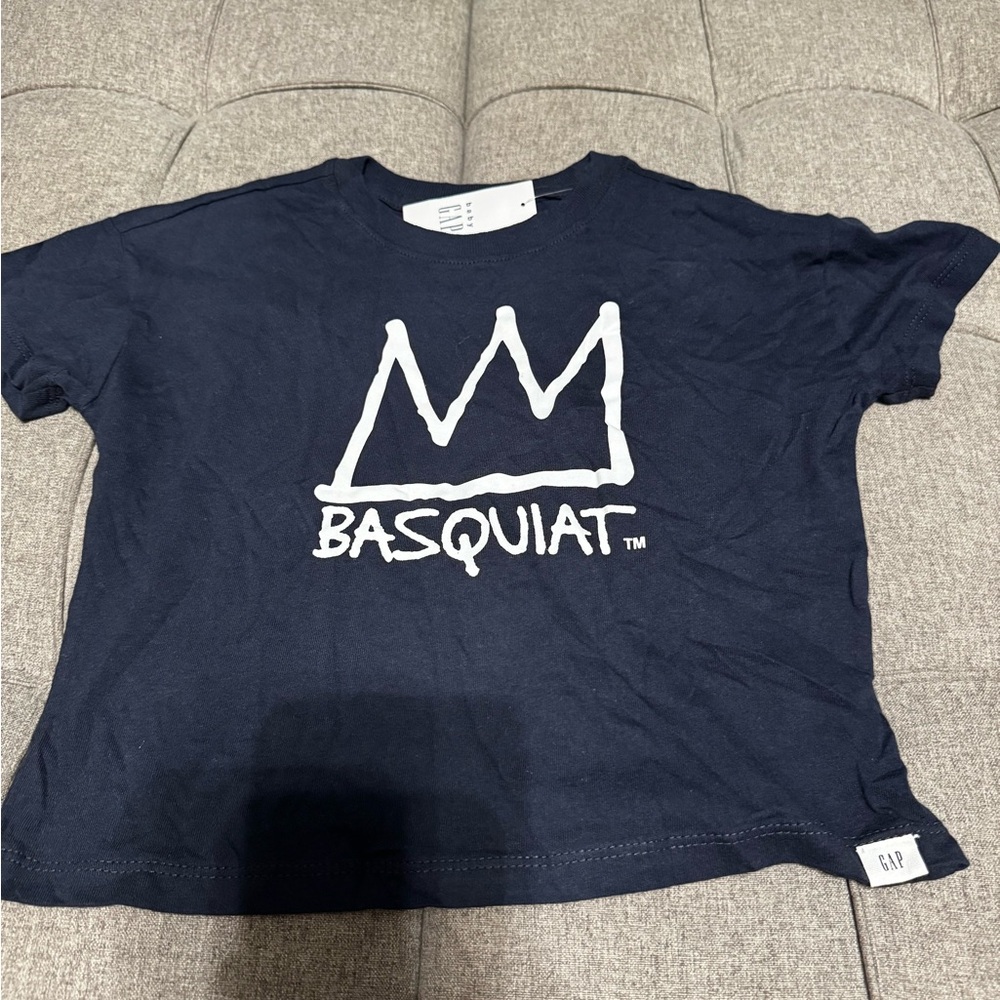 GAP Kids Navy Basquiat Crown Tee